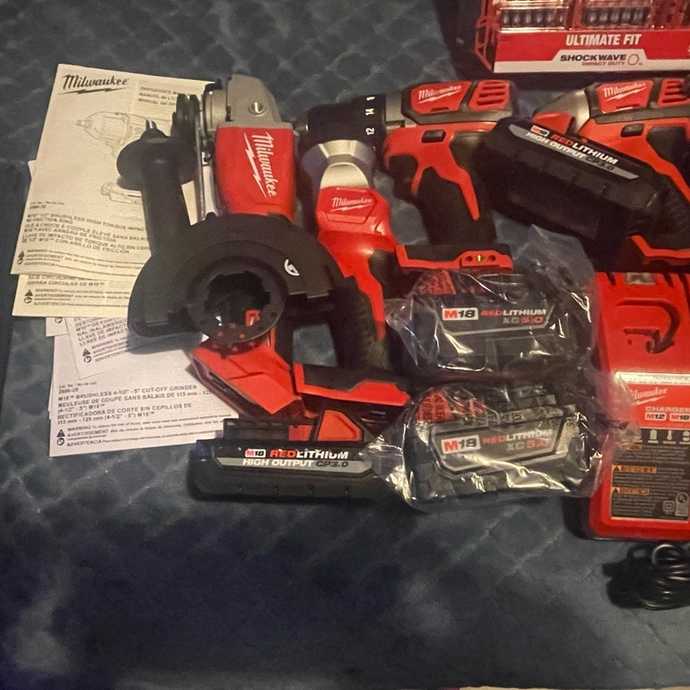 Milwaukee Kids Toy Tool Set - Red and Black